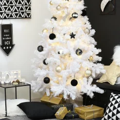 Feeric Lights & Christmas Pancarte lumineuse à piles (H40 cm) Dépôt de cadeaux Blanc chaud Hot