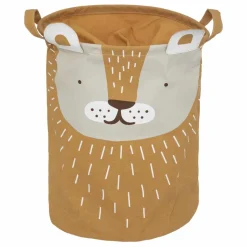 Atmosphera createur d'interieur for kids Panier à jouets enfant (32 x 40 cm) Lion Jaune Clearance