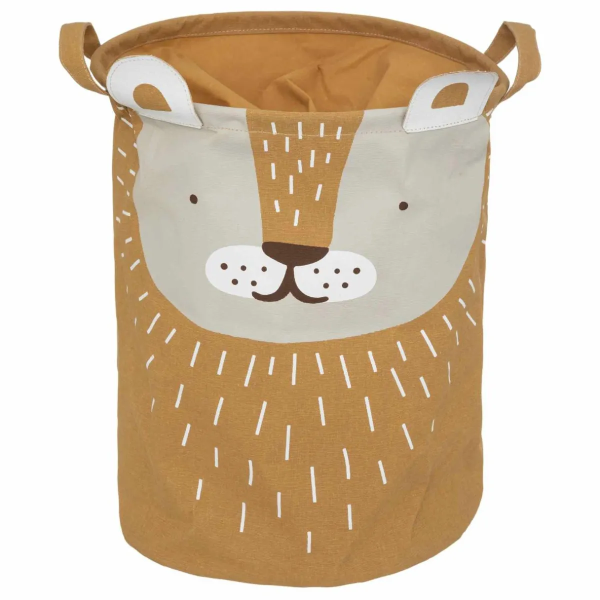Atmosphera createur d'interieur for kids Panier à jouets enfant (32 x 40 cm) Lion Jaune Clearance