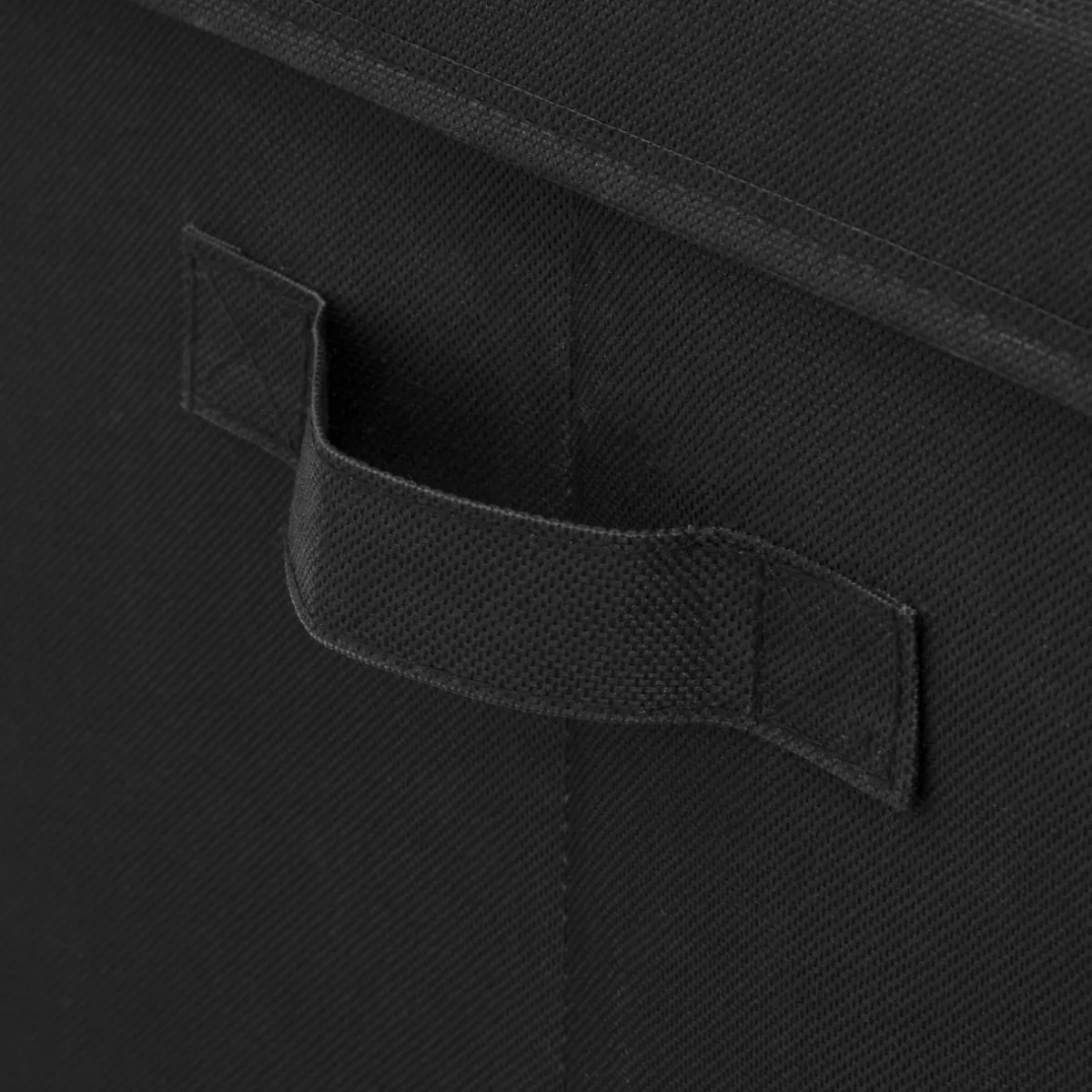ATMOSPHERA Panier à linge pliable (36 x 36 x 55 cm) Colorama Noir Clearance
