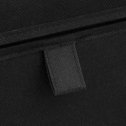 ATMOSPHERA Panier à linge pliable (36 x 36 x 55 cm) Colorama Noir Clearance