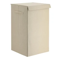 TENDANCE Panier à linge pliable (H60 cm) TissuFlex Beige Hot