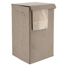 TENDANCE Panier à linge pliable (H60 cm) TissuFlex Taupe Online