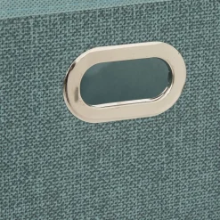 5 Five Simply Smart Panier de rangement (15 x 31 cm) Helena Bleu pétrole chiné Outlet