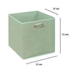 5 Five Simply Smart Panier de rangement (31 x 31 cm) Helena Vert sauge Clearance