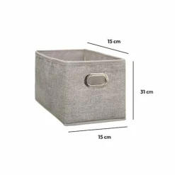 ATMOSPHERA Panier de rangement (15 x 31 cm) Helena Beige chiné Outlet