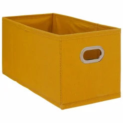 5 Five Simply Smart Panier de rangement (15 x 31 cm) Helena Jaune moutarde