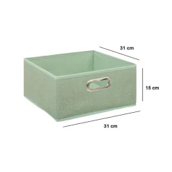 5 Five Simply Smart Panier de rangement (31 x 15 cm) Helena Vert sauge Outlet