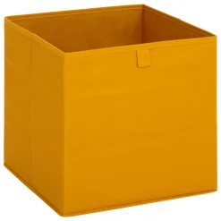 5 Five Simply Smart Panier de rangement (31 x 31 cm) Folia Jaune Outlet