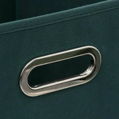 5 Five Simply Smart Panier de rangement (31 x 31 cm) Helena Bleu pétrole Online