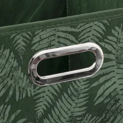 ATMOSPHERA Panier de rangement (31 x 31 x 31 cm) Herbier Vert Discount