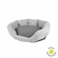 LOVE STORY Panier ovale pour chat et chien Graphène L55 cm Gris