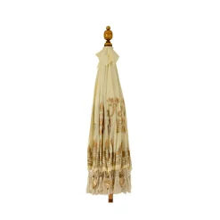 KAEMINGK Parasol de jardin rond à franges (D2 m) Jaipur Crème et dorure Beige Sale