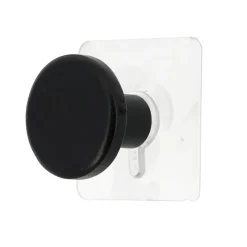 TENDANCE Patère adhésive (D4,5 cm) Easy Chic Noir Hot