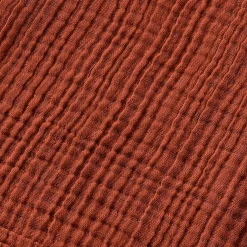 EMINZA Peignoir de bain gaze de coton L/XL Gaïa Terracotta Best