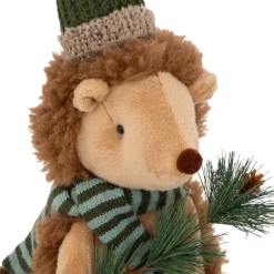JJA Peluche assise (H61cm) Hérisson de la forêt et vert Beige Hot