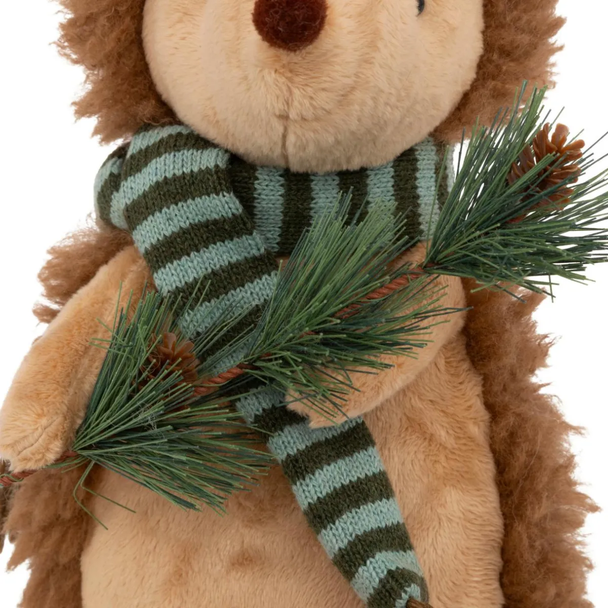 JJA Peluche assise (H61cm) Hérisson de la forêt et vert Beige Hot