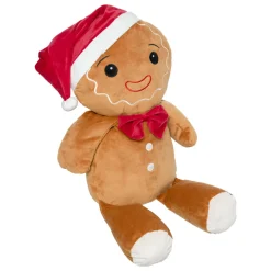 FEERIC LIGHTS Peluche de Noël (H50 cm) Bonhomme Pain d'épice Marron Best
