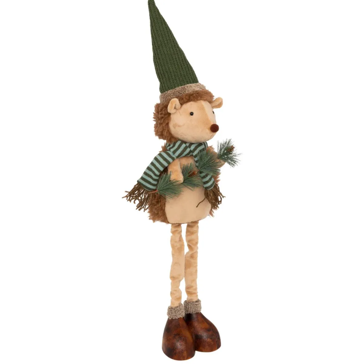 JJA Peluche jambes téléscopiques (H95 cm) Hérisson de la forêt et vert Beige Sale