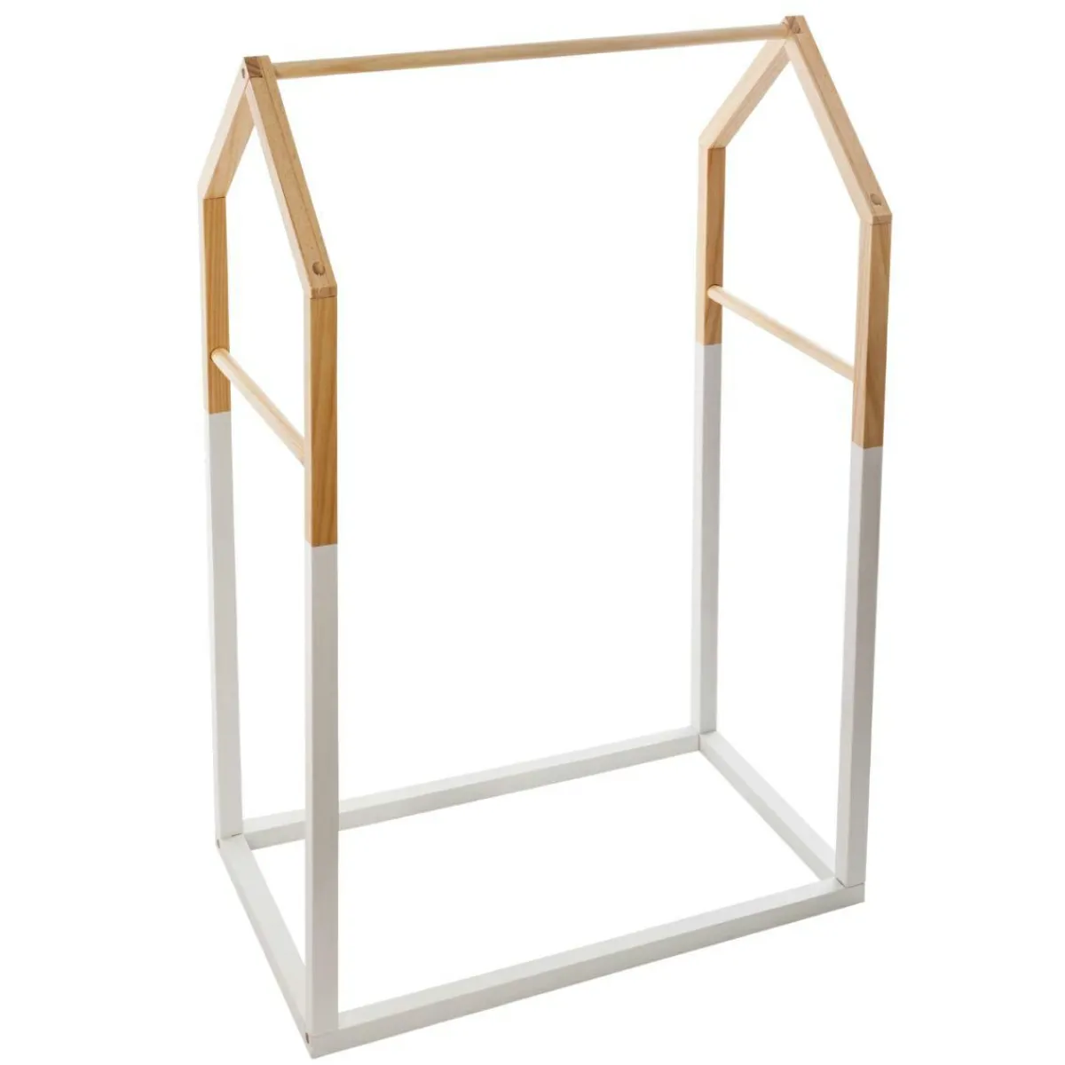 ATMOSPHERA Penderie enfant bois (H100 cm) Maison he Blanc Clearance
