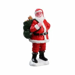 LEMAX Personnage Père Noël et sa hotte Discount