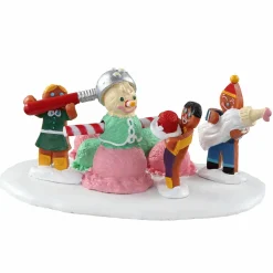 LEMAX Personnages Bonhomme de neige triple boule Sale