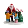 LEMAX Personnages Câlin au Père Noël