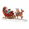 LEMAX Personnages Le traîneau du Père Noël