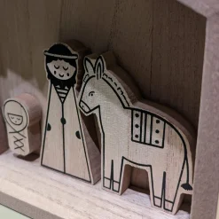 KAEMINGK Petite crèche de Noël en bois (H27 cm) Sainte-Marceline Best
