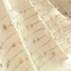 DOUCEUR D'INTERIEUR Plaid coton (120 x 150 cm) Golden Sunset Ecru Outlet