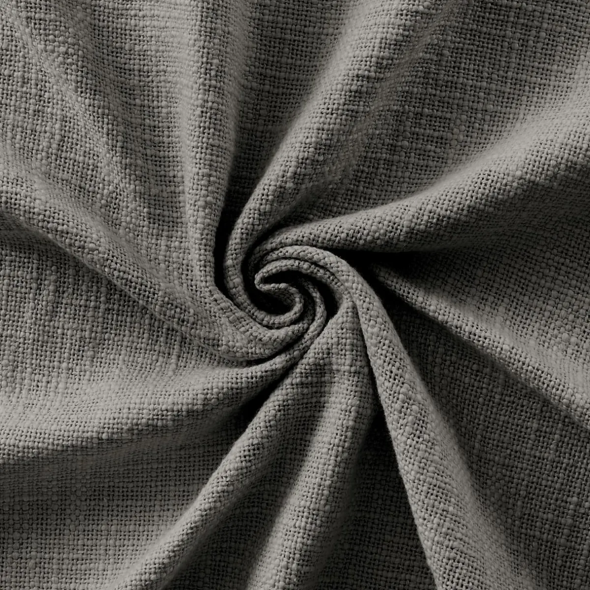 L'EFFET PAPILLON Plaid coton (180 x 220 cm) Sixtine Gris ardoise Gris foncé