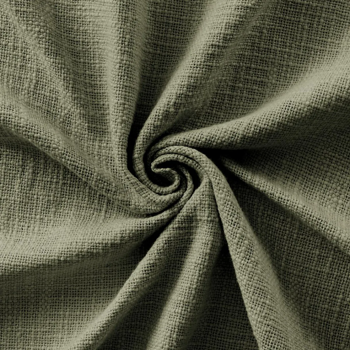 L'EFFET PAPILLON Plaid coton (130 x 160 cm) Sixtine Vert romarin Hot