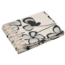 STOF Plaid coton recyclé (125 x 150 cm) Tilda Ecru Outlet