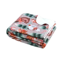 STOF Plaid de Noël (130 x 160 cm) Lucien Multicolore Hot