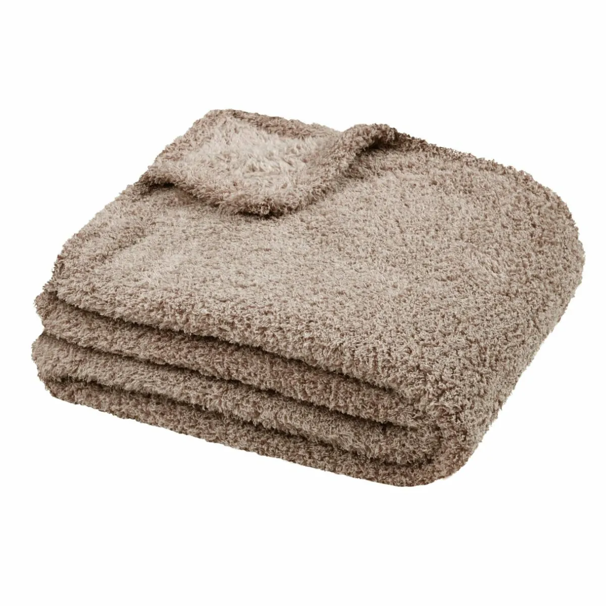 LOVELY CASA Plaid doux (180 x 220 cm) Montreal Taupe clair Best