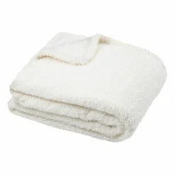 LOVELY CASA Plaid doux (180 x 220 cm) Montreal Ecru Sale
