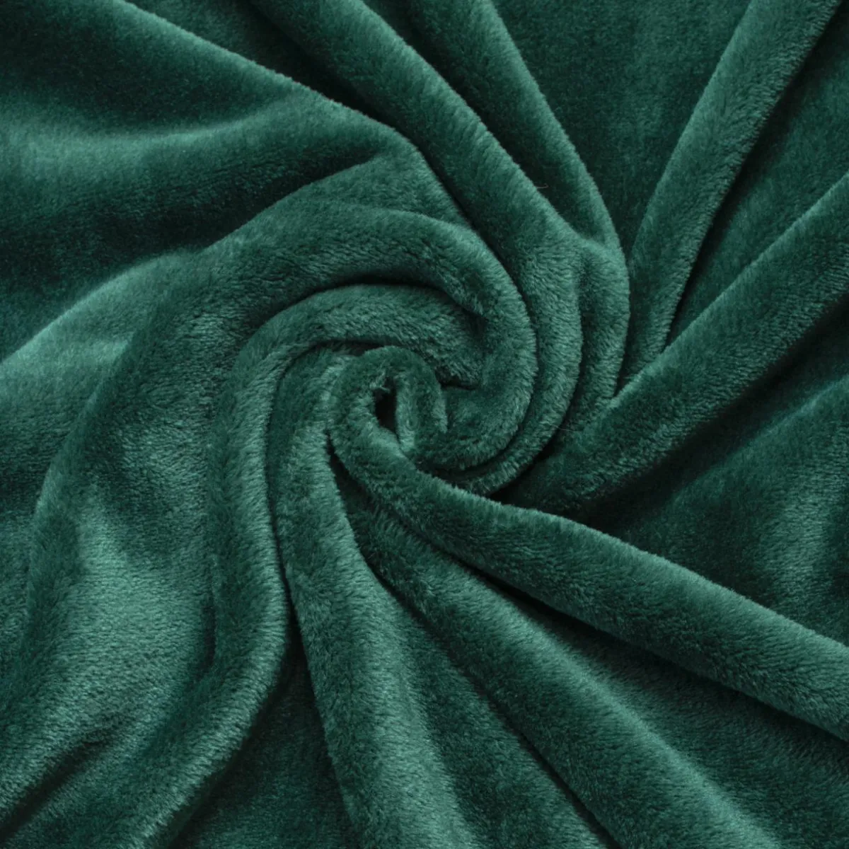 EMINZA Plaid doux flanelle (220 x 240 cm) Didou Vert Clearance