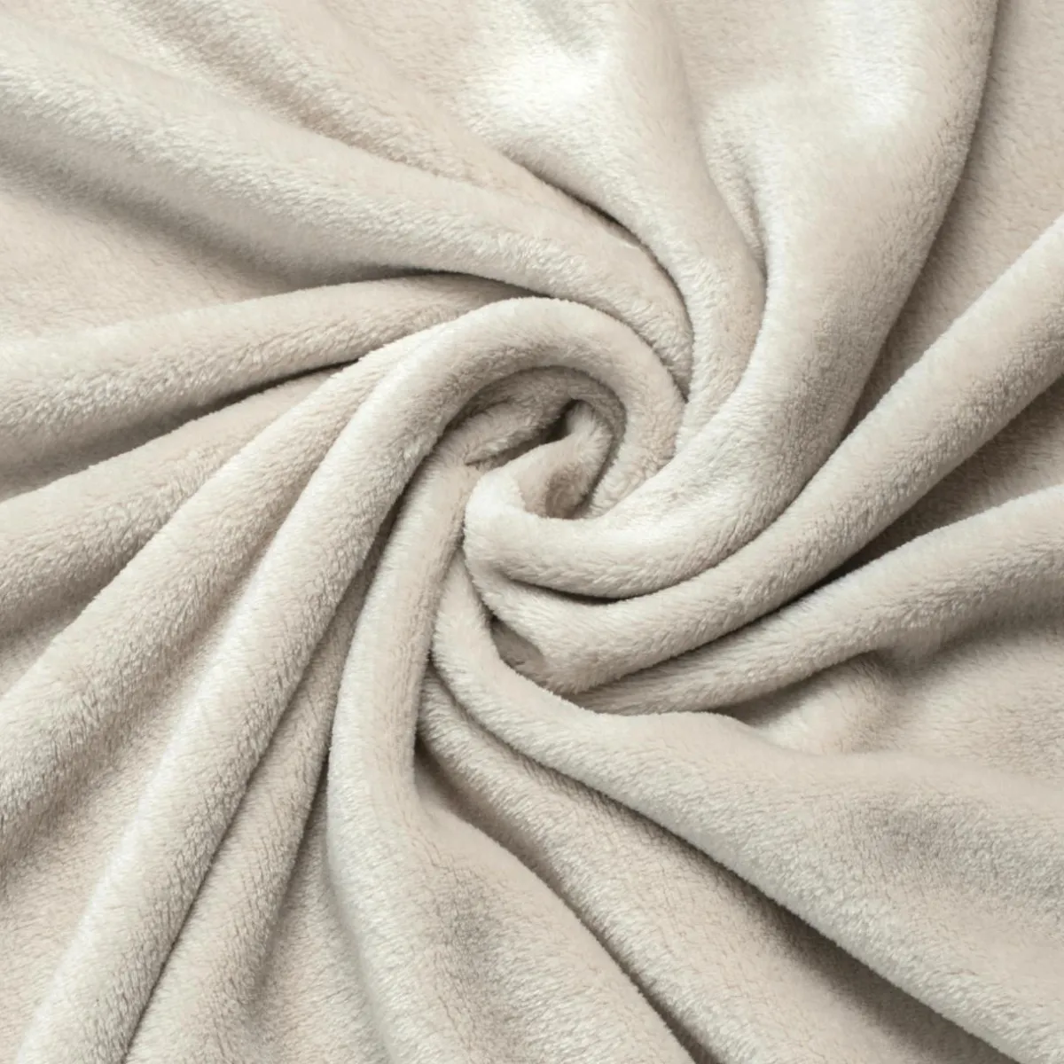 EMINZA Plaid doux flanelle (180 x 230 cm) Didou grège Beige Discount