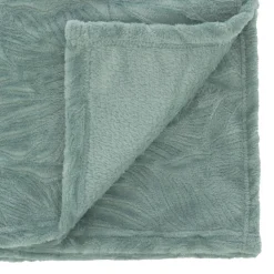 Atmosphera, cru017dateur d'intu017drieur Plaid doux flanelle (125 x 150 cm) Ryo Bleu Discount