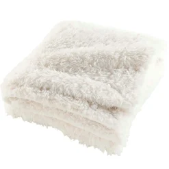 douceur d'intu017drieur Plaid fausse fourrure (220 x 240 cm) Mouton Ecru Best