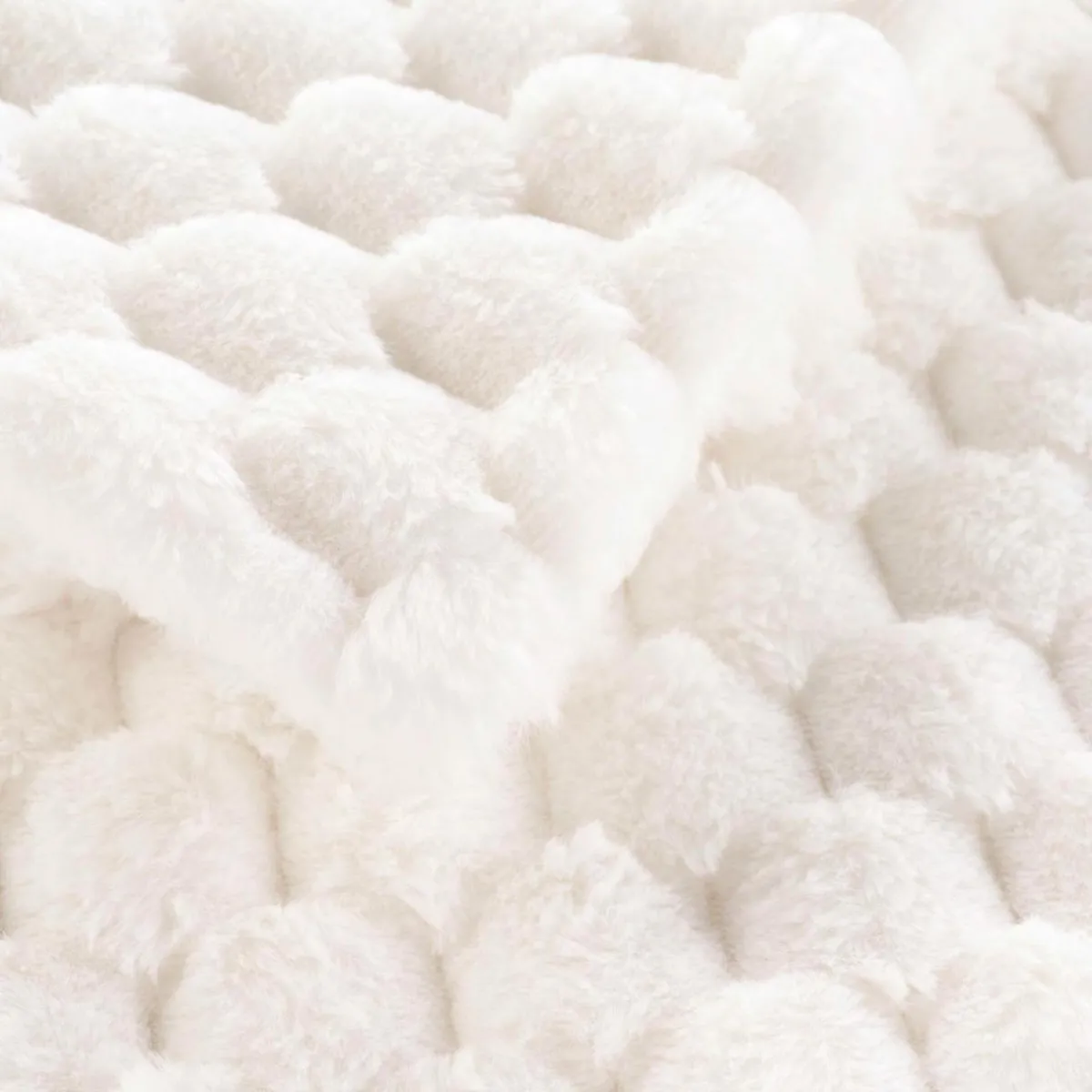 douceur d'intu017drieur Plaid fausse fourrure (220 x 240 cm) Frosty Ecru Hot