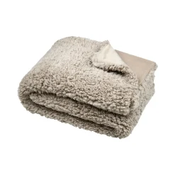 STOF Plaid fausse fourrure (130 x 150 cm) Dudley Taupe Best