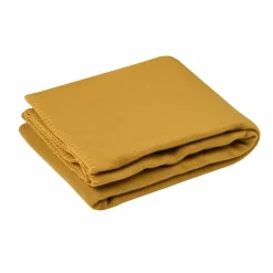 LOVELY CASA Plaid polaire (125 x 150 cm) Carlton Jaune moutarde Clearance