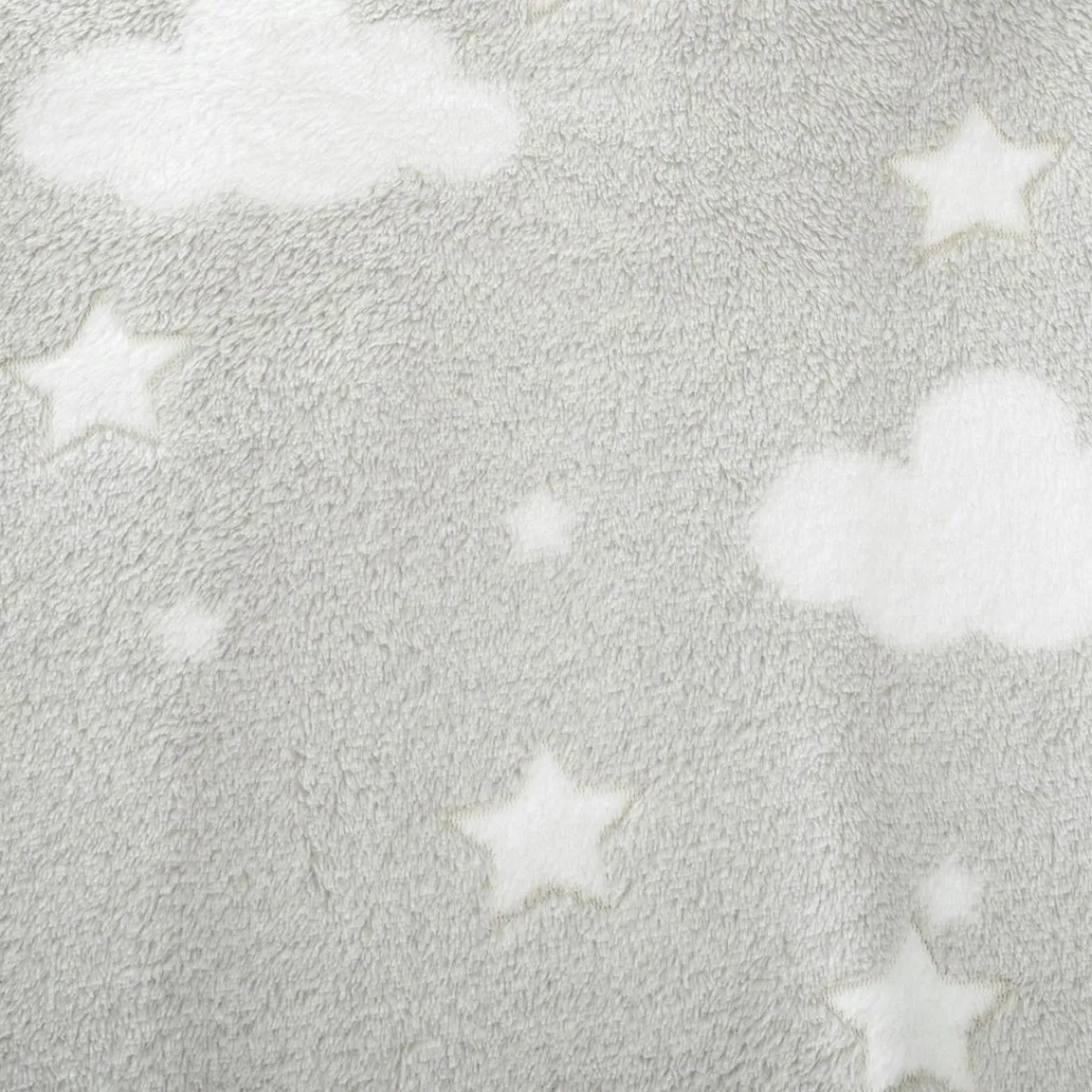 Atmosphera createur d'interieur for kids Plaid polaire phosphorescent enfant (125 x 150 cm) Voie lactée Gris clair Discount