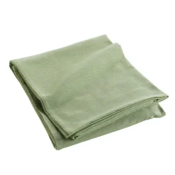 DOUCEUR D'INTERIEUR Plaid polycoton (220 x 240 cm) Lucile Vert sauge Outlet