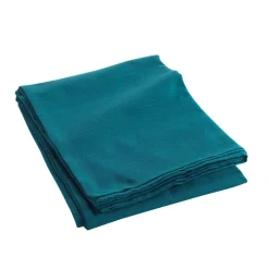 DOUCEUR D'INTERIEUR Plaid polycoton (220 x 240 cm) Lucile Bleu Best