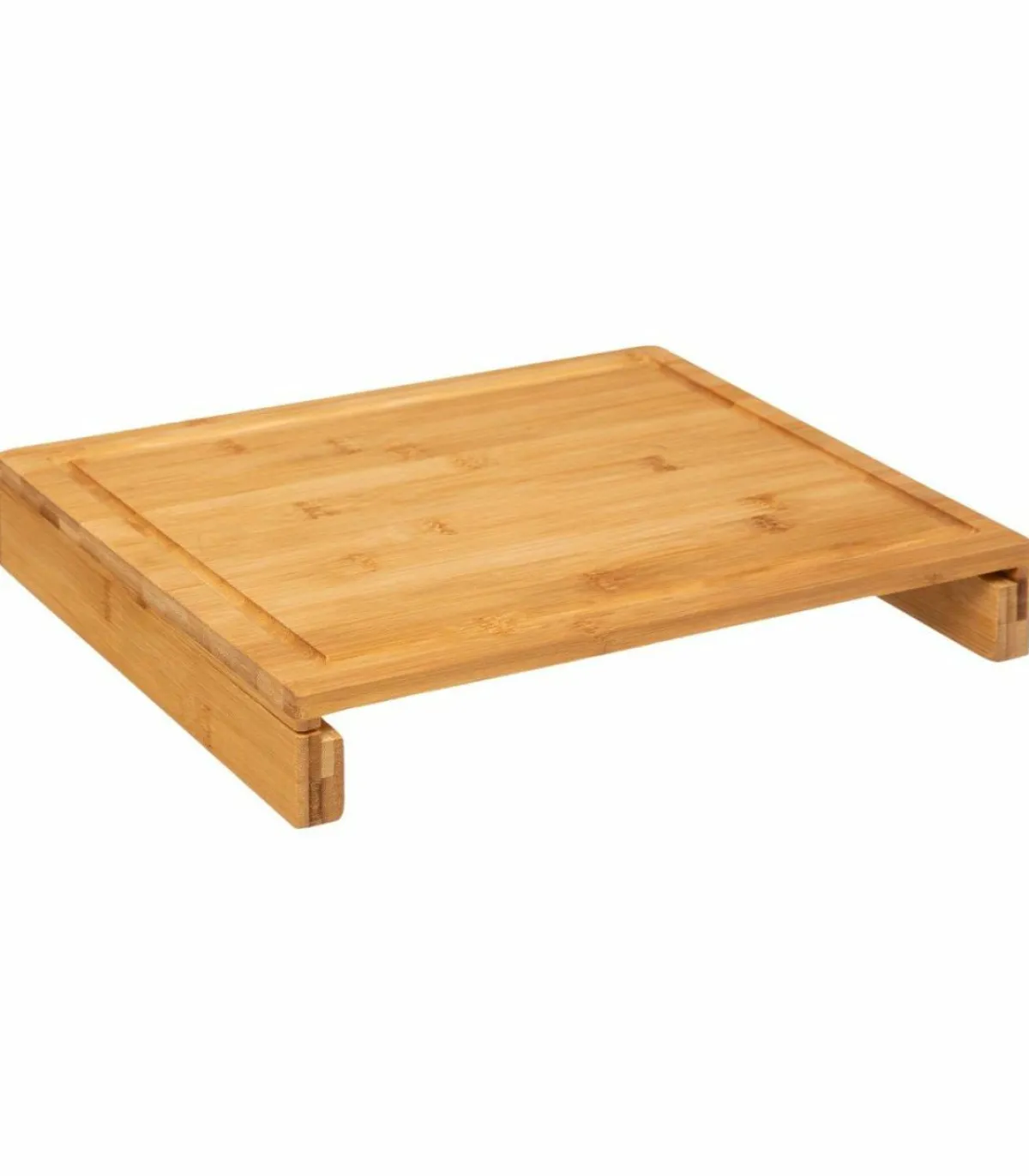ATMOSPHERA Planche à découper avec bac récupérateur (35 x 28 cm) naturel Bois Hot