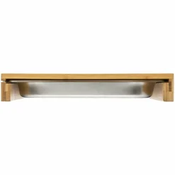 ATMOSPHERA Planche à découper avec bac récupérateur (35 x 28 cm) naturel Bois Hot