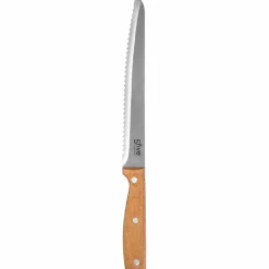 ATMOSPHERA Planche à pain avec couteau (44 x 27 cm) Bambou Naturel Clearance