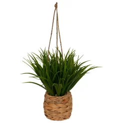 Atmosphera, cru017dateur d'intu017drieur Plante artificielle suspendue dans pot tressé (H27 cm) Moda Costa Vert Sale